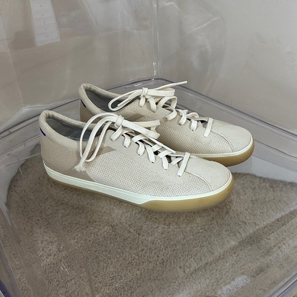 Rothy's Shoes - Rothys The Lace Up Sneaker Biscuit/Cream